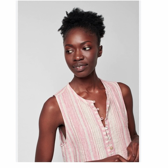 Faherty Isha Sleeveless Dress. - Picture 4 of 7